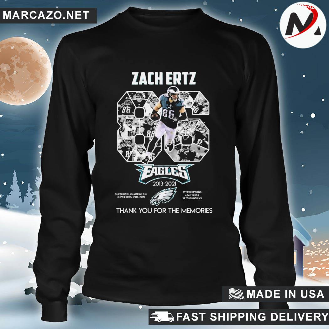 Thank you Zach Ertz 2013 2021 Philadelphia Eagles super bowl shirt