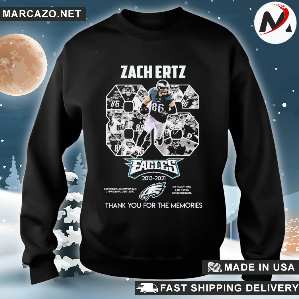 Thank you Zach Ertz 2013 2021 Philadelphia Eagles super bowl shirt