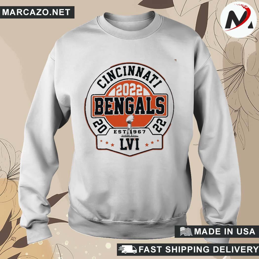 Cincinnati Bengals Super Bowl full printed shirt, hoodie • Shirtnation -  Shop trending t-shirts online in US