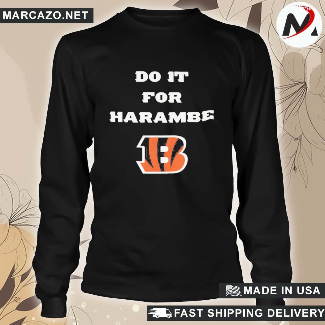 Do It For Harambe Bengals Want To Wins For Harambe Shirt, hoodie, sweater,  long sleeve and tank top