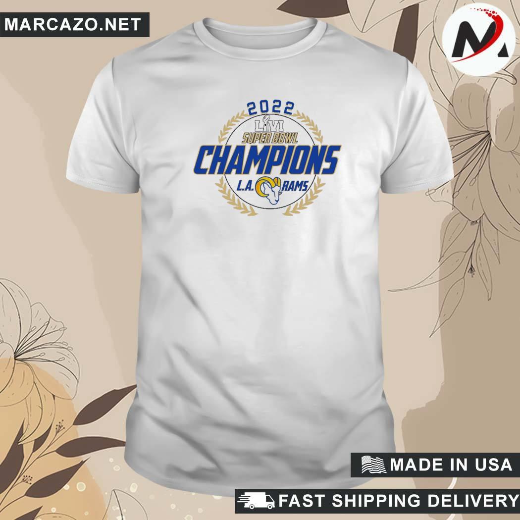 Los Angeles Rams 2022 Super Bowl Champions T-Shirt - Hersmiles