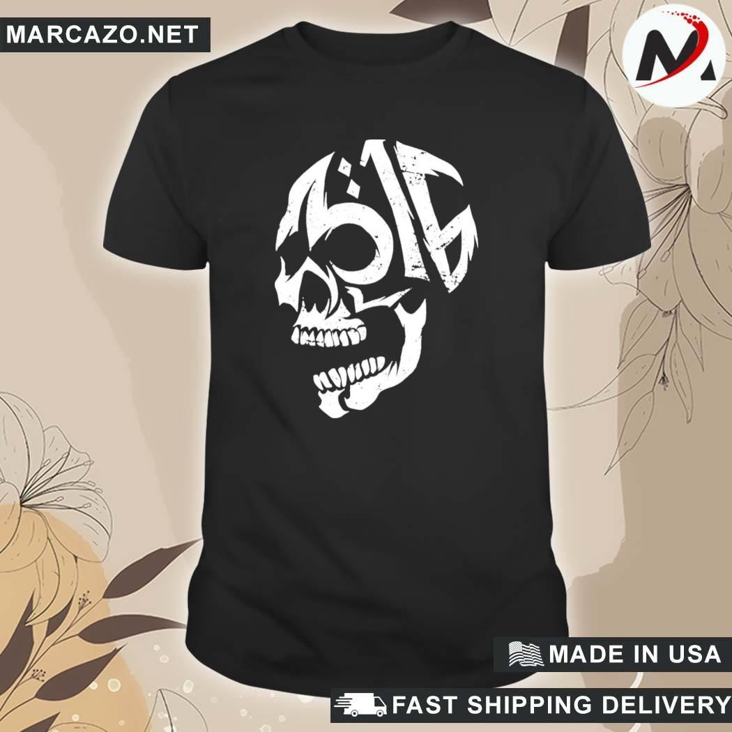 Stone Cold Steve Austin Face-Skull Retro T-Shirt