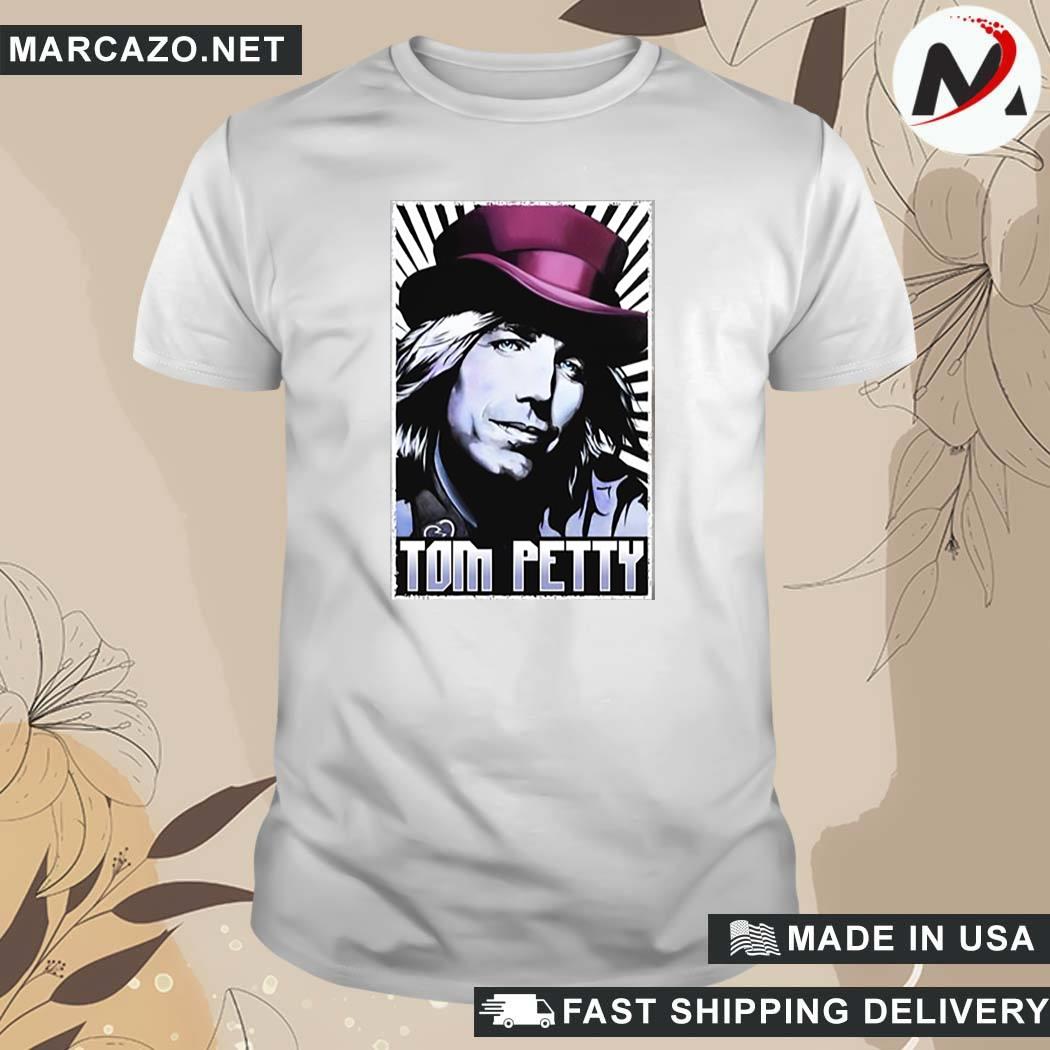Official 80s 90s Retro Style Tom Petty T-Shirt