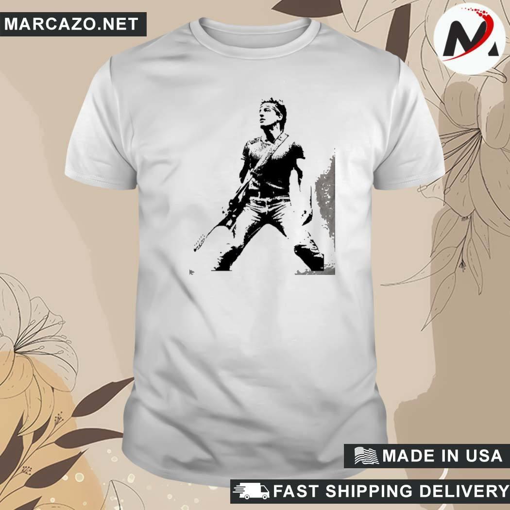 Official Black And White Style Bruce Springsteen T-Shirt