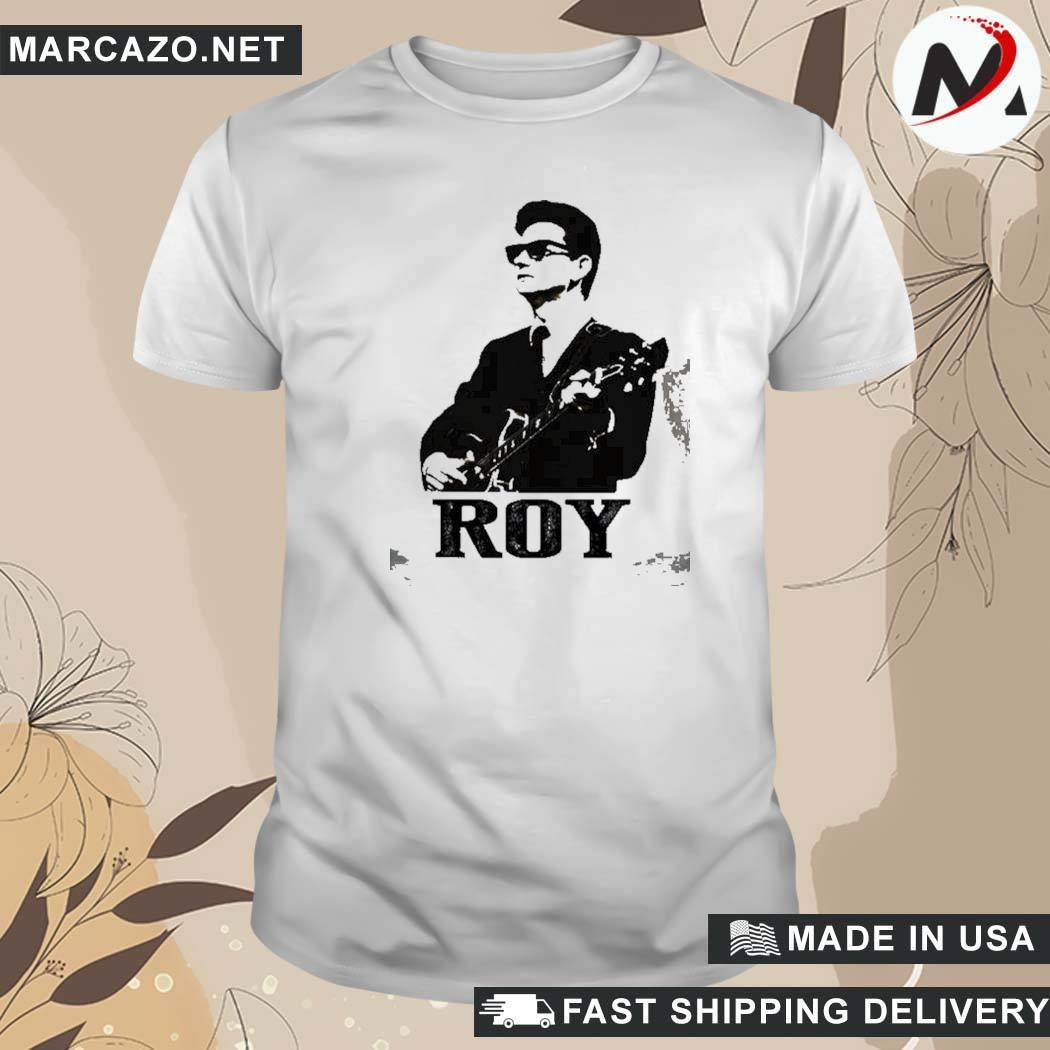 Official Classic Design Roy Black Stencil T-Shirt