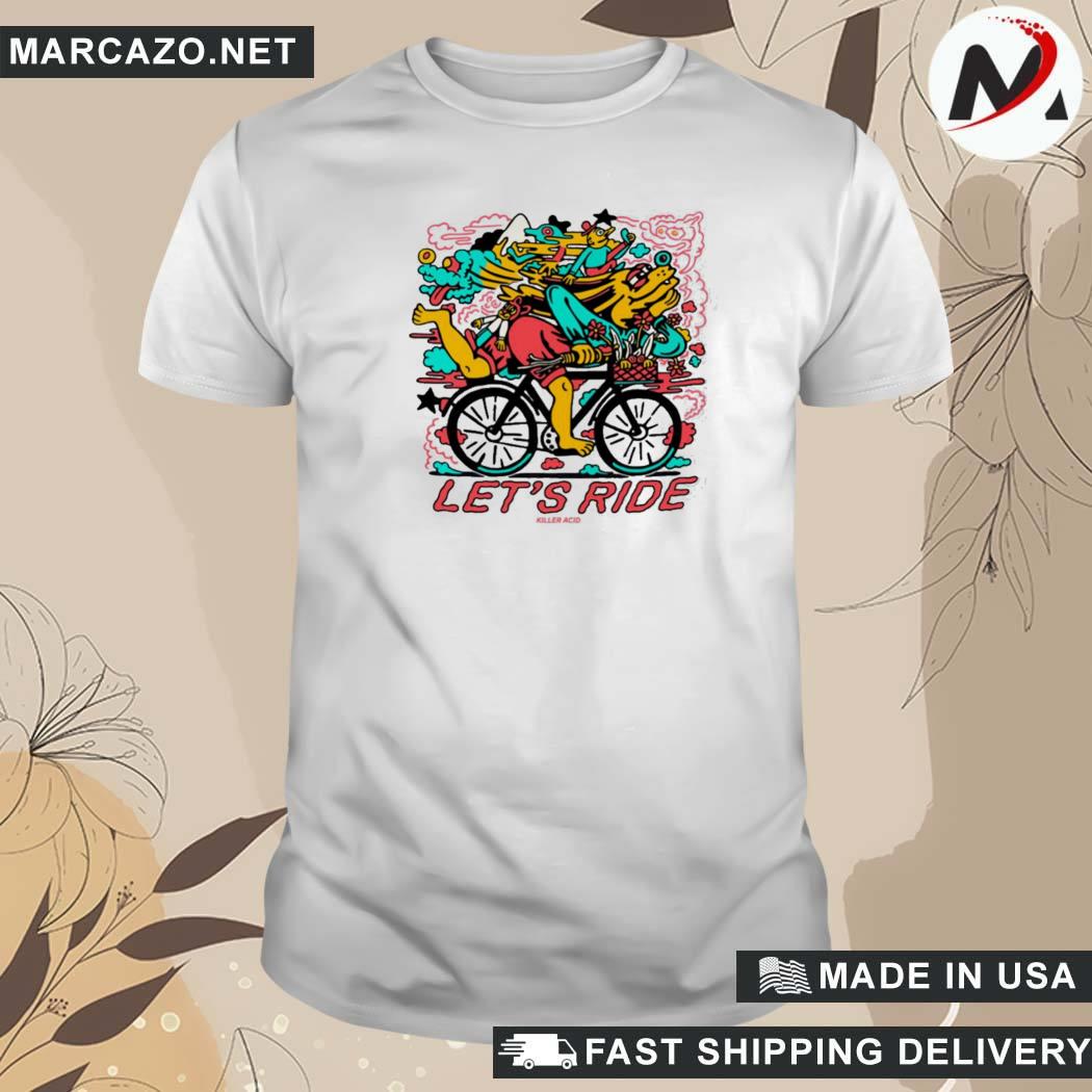 Official Let's Ride Killer Acid Killeracid Merch Let's Ride Killer Acid Indigo T-Shirt