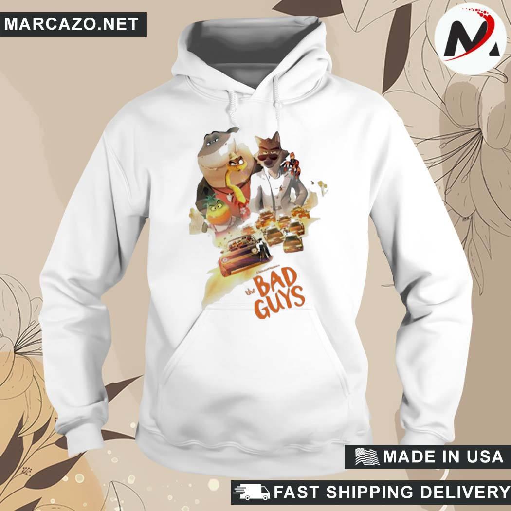 Official The Bad Guys Cartoon Movie The Bad Guys 2022 Film Movie Dreamworks T-Shirt hoodie