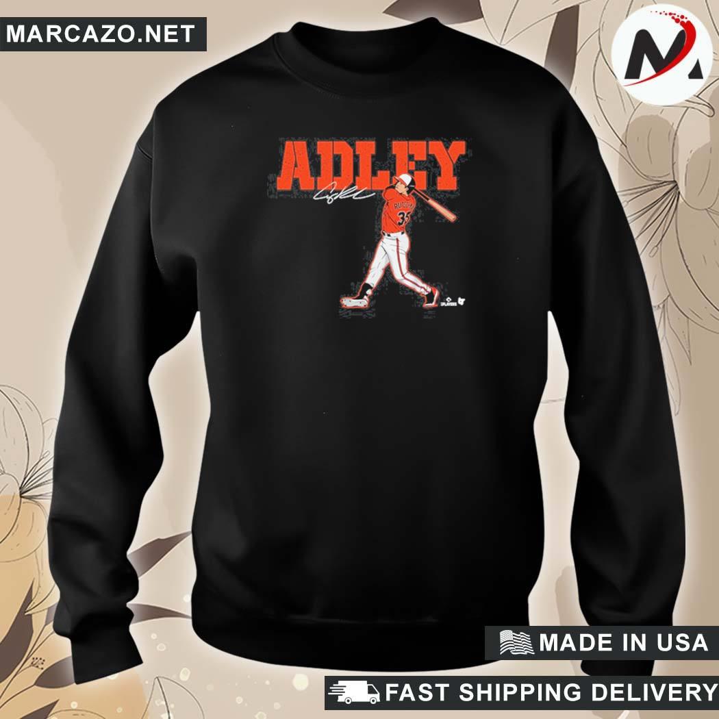 Adley Rutschman Adley Swing Signature Shirt,Sweater, Hoodie, And Long  Sleeved, Ladies, Tank Top