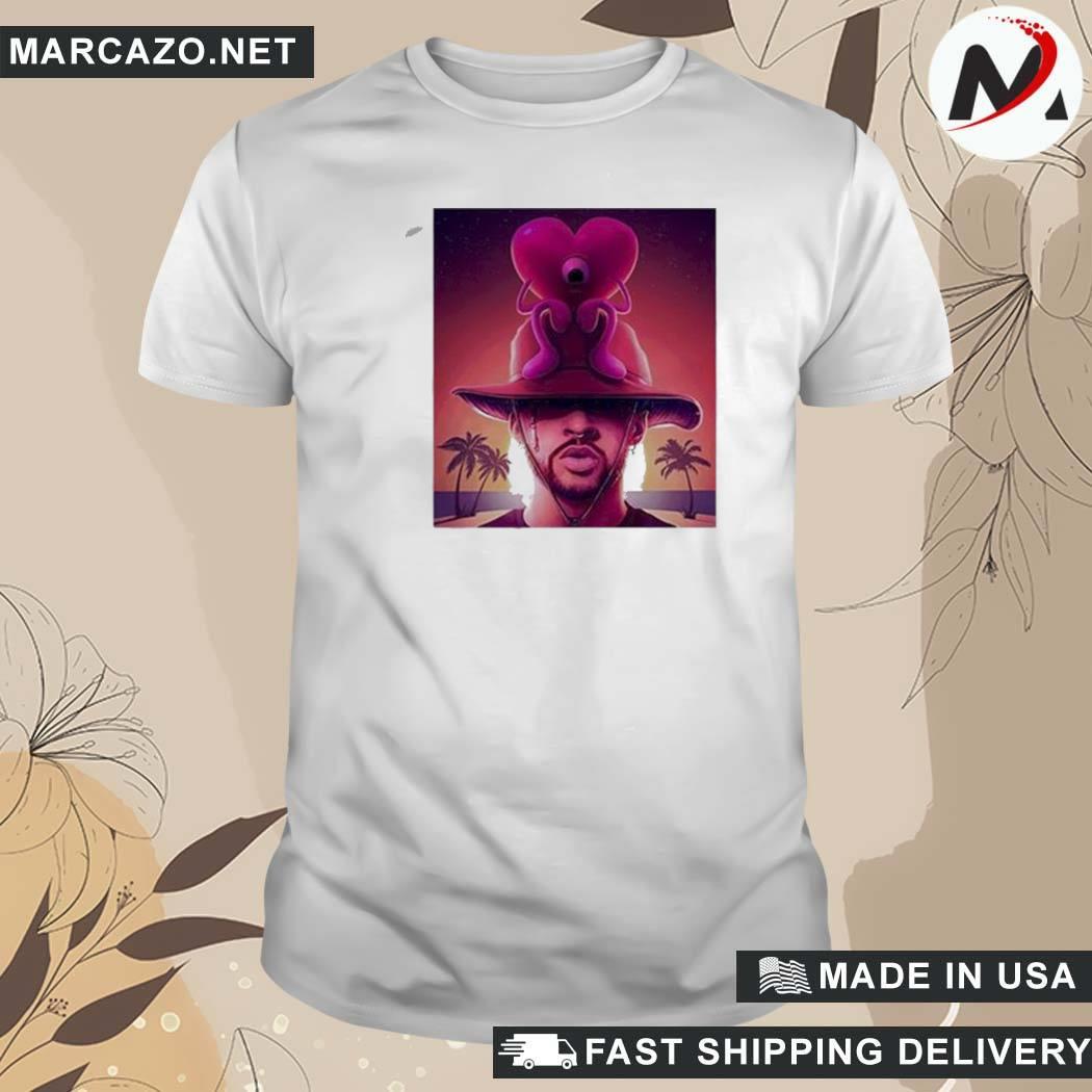 Official Bad Bunny Un Verano Sin Ti Retro Vintage T-Shirt