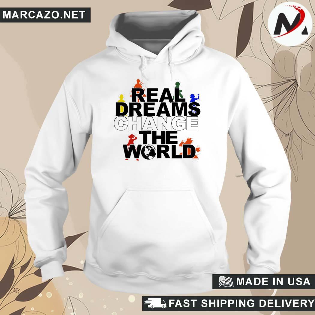 Official Grant Wearing Real Dreams Change The World Anime Rdc Merch Mark  Phillips T-Shirt, hoodie, sweater, long sleeve and tank top