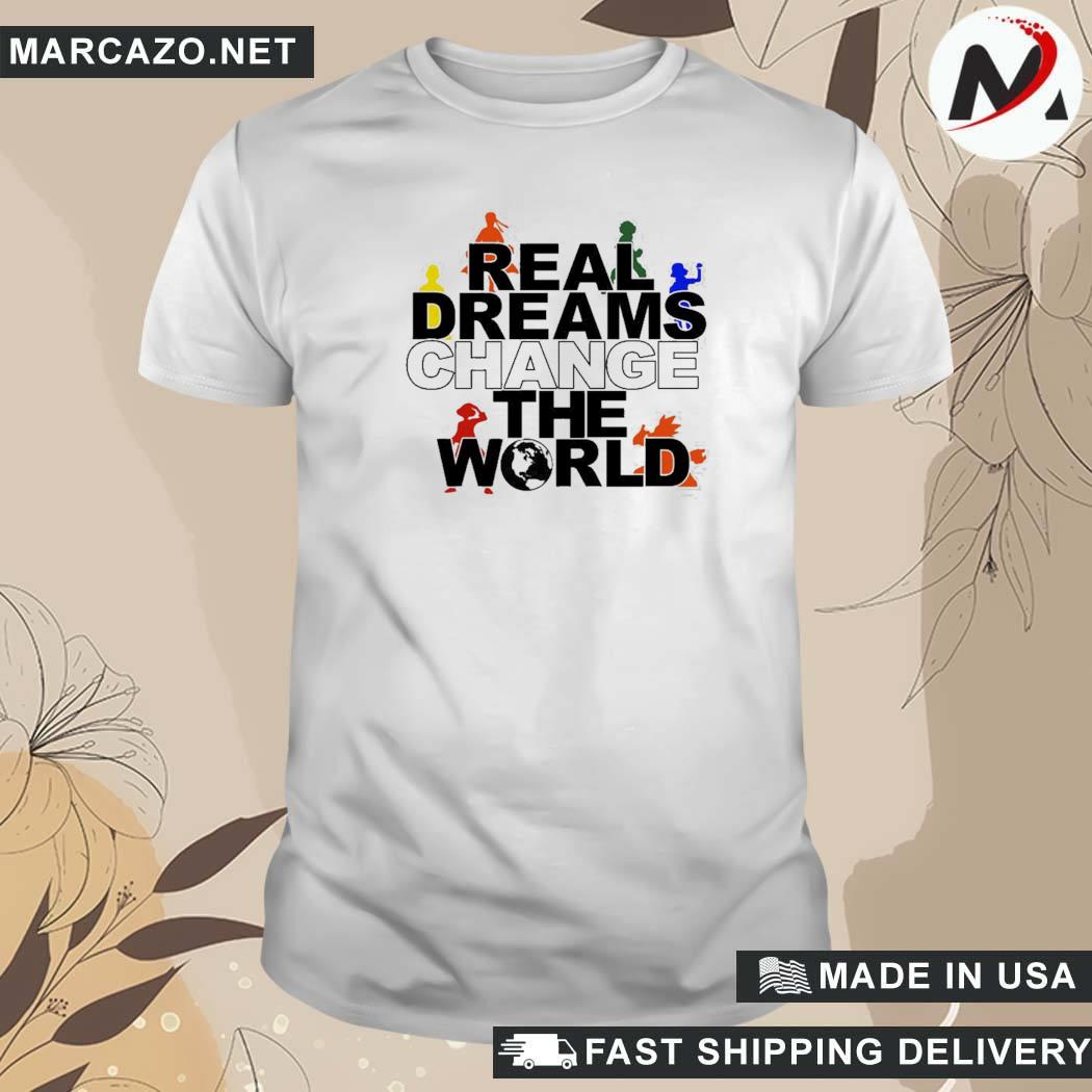 Official Grant Wearing Real Dreams Change The World Anime Rdc Merch Mark  Phillips T-Shirt, hoodie, sweater, long sleeve and tank top