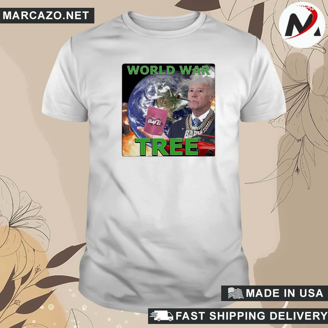 Official Joe Biden World War Tree Merch T-Shirt