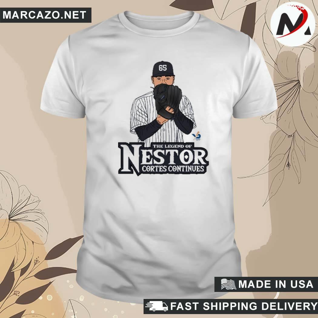 Official Nasty Nestor The Legend Of Nestor Cortes Continues T-Shirt