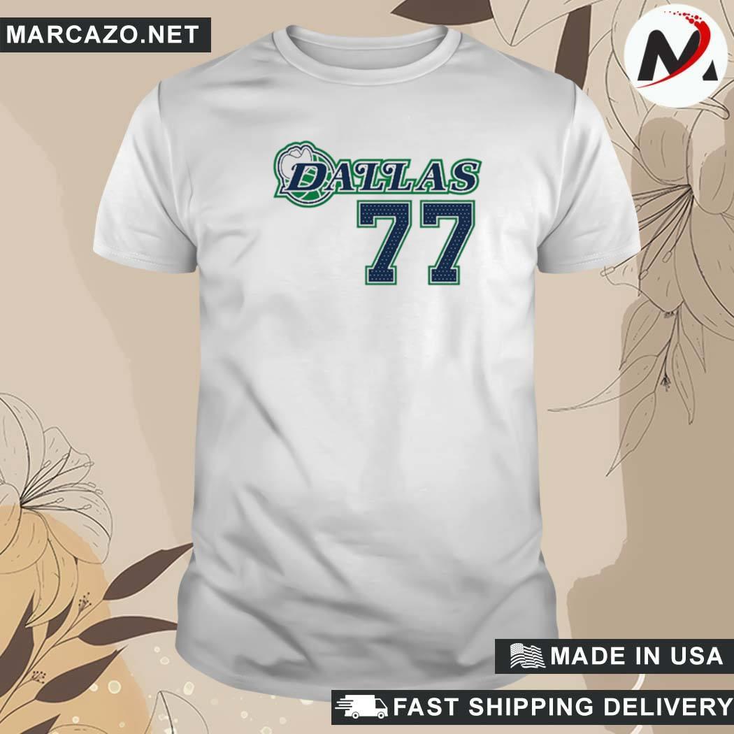 Official Nba Dallas Mavericks Luka Doncic City Edition Name And Number T-Shirt