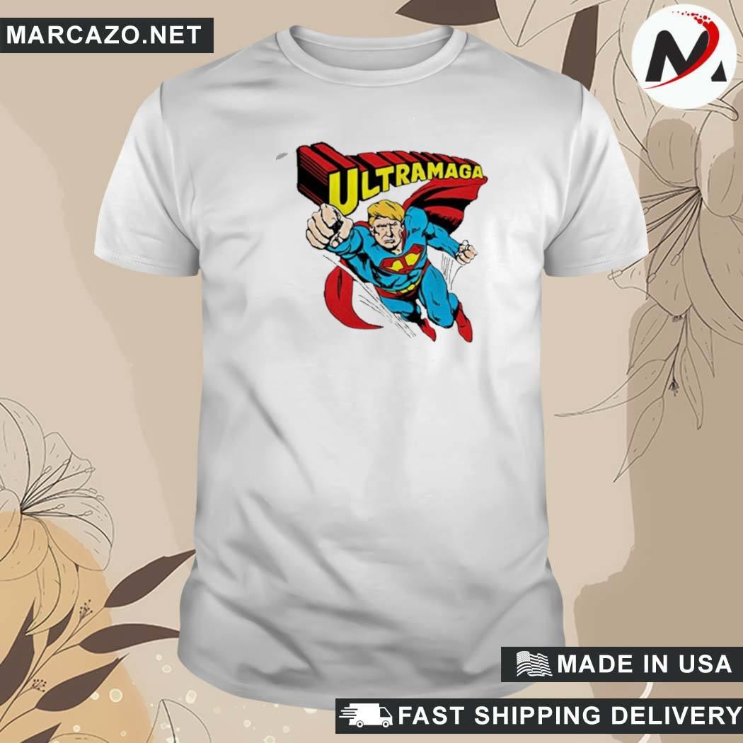 Official Trump Ultra Maga Superman Trump Anti Biden T-Shirt
