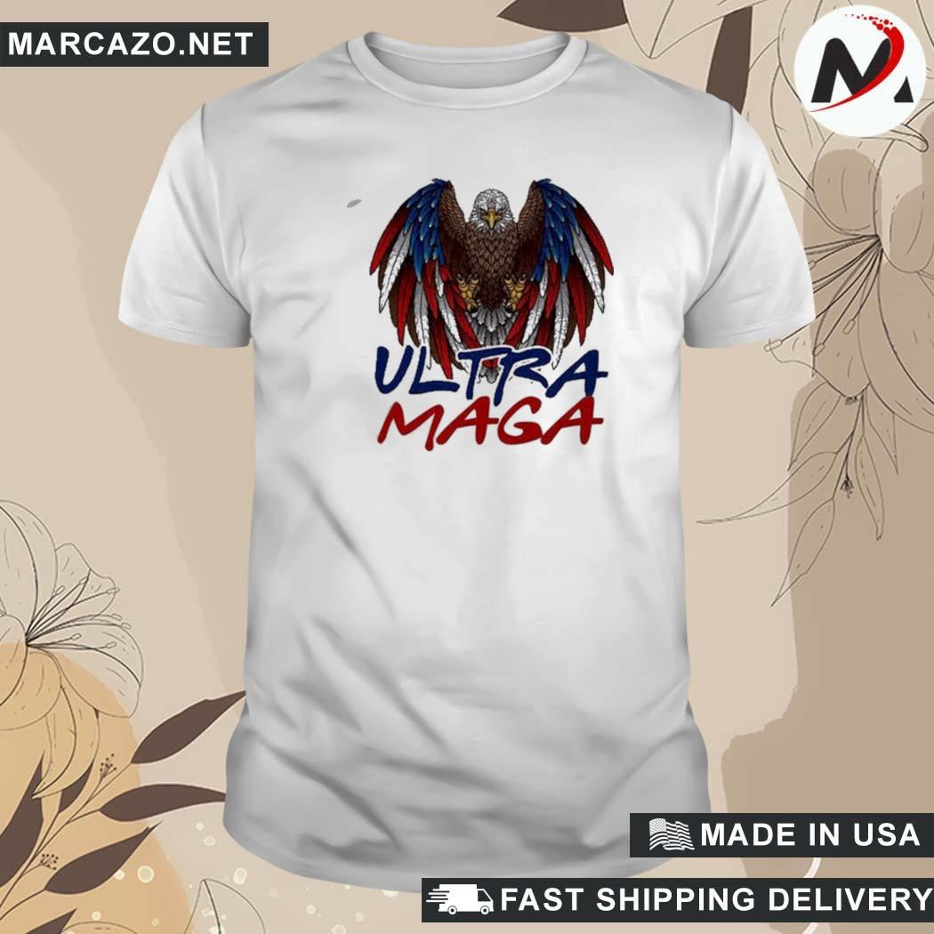 Official Ultra Maga Bald Eagle Native American T-Shirt