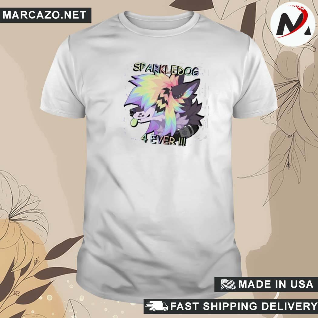 Official Wingedwolf94 Sparkledog 4 Ever Crowdmade Merch T-Shirt