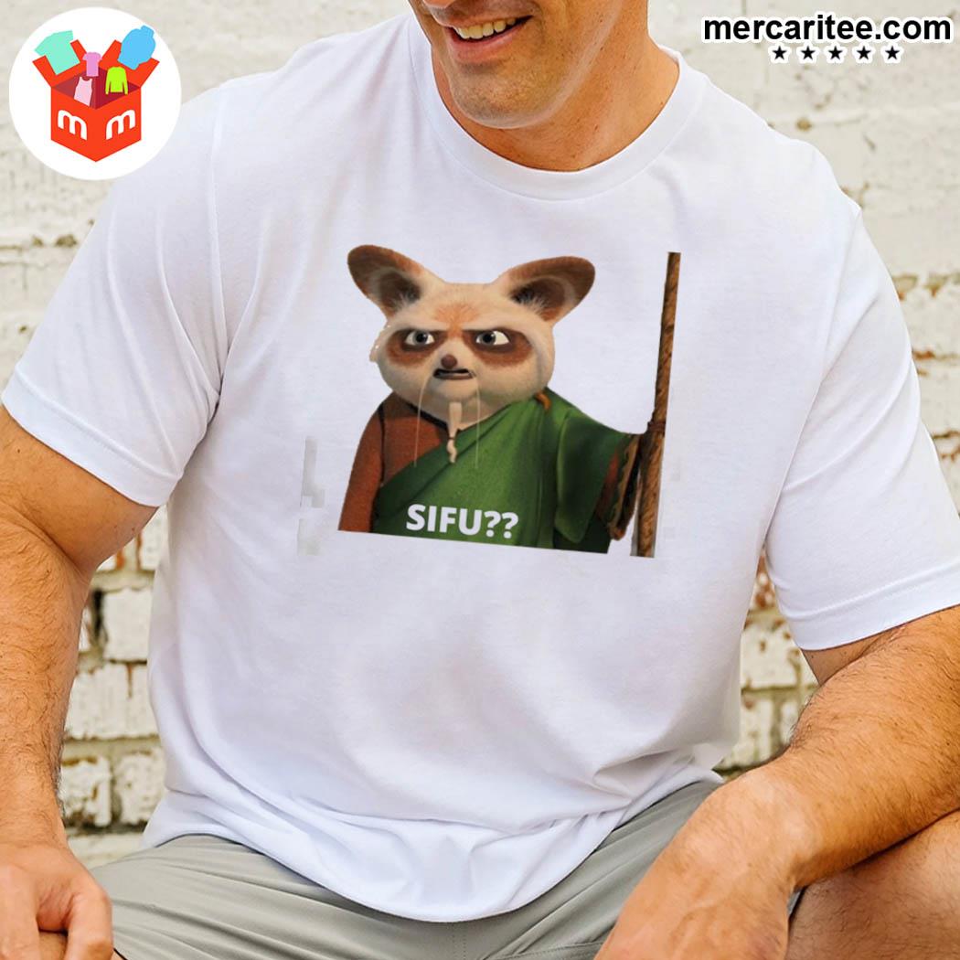 Sifu Vs Shifu Meme Kungfu Panda Master Shifu Confuse T-Shirt
