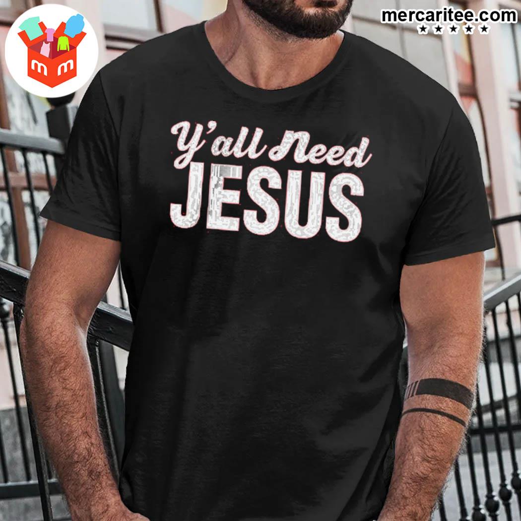 Wnba League Fits A'ja Wilson Y'all Need Jesus T-Shirt