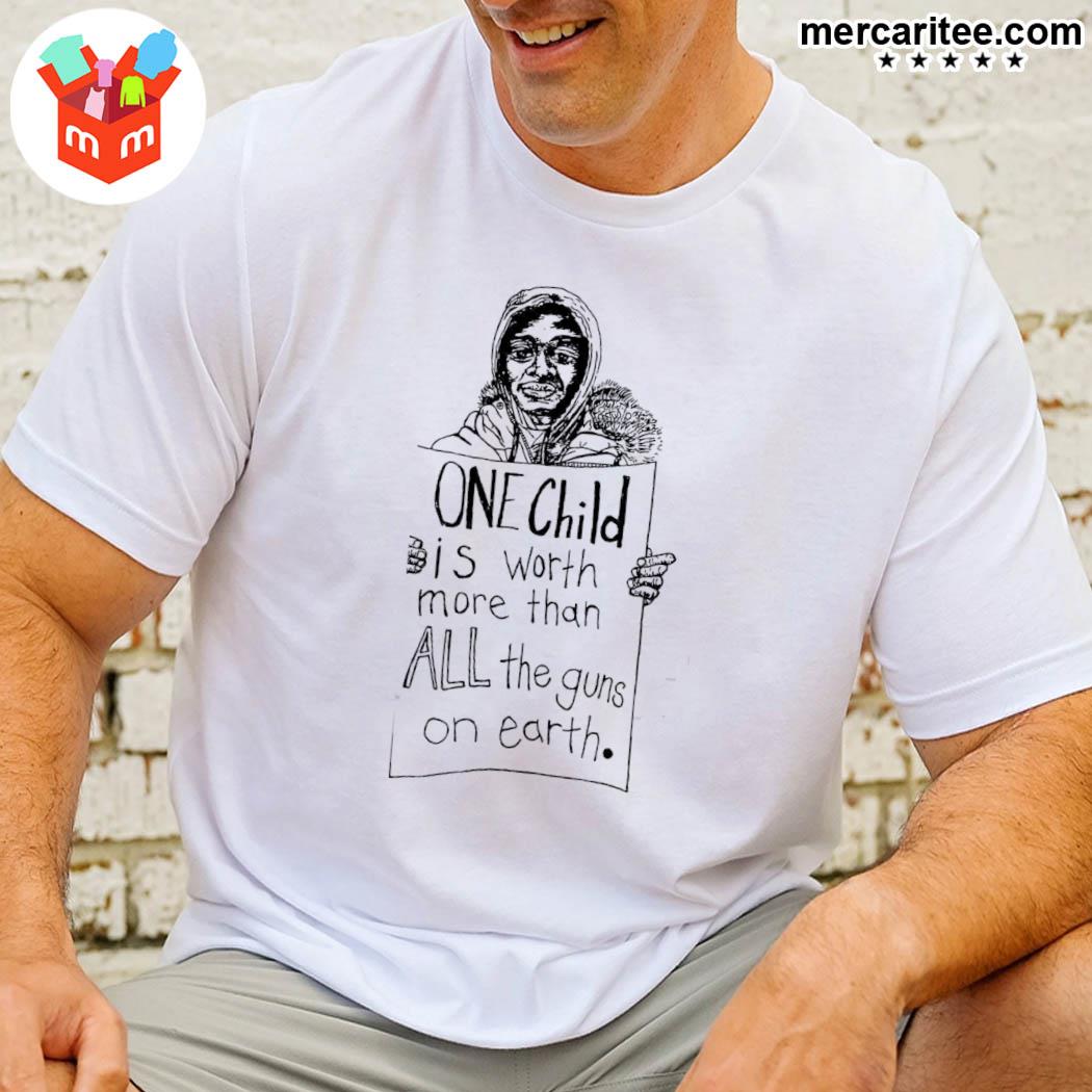 One Child Is Worth More Than All The Guns On Earth Pray For Uvalde T-Shirt