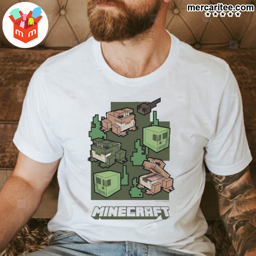 som resultat antydning Flåde Minecraft Frog T-Shirt, hoodie, sweater, long sleeve and tank top
