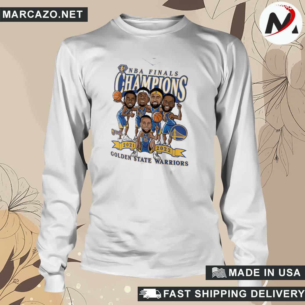 Golden State Warriors Fanatics Branded 2022 NBA Finals Champions Caricature  T-Shirt - White