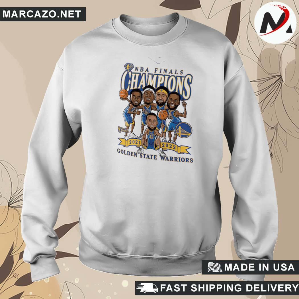 Fanatics Golden State Warriors 2022 NBA Finals Champs Caricature T