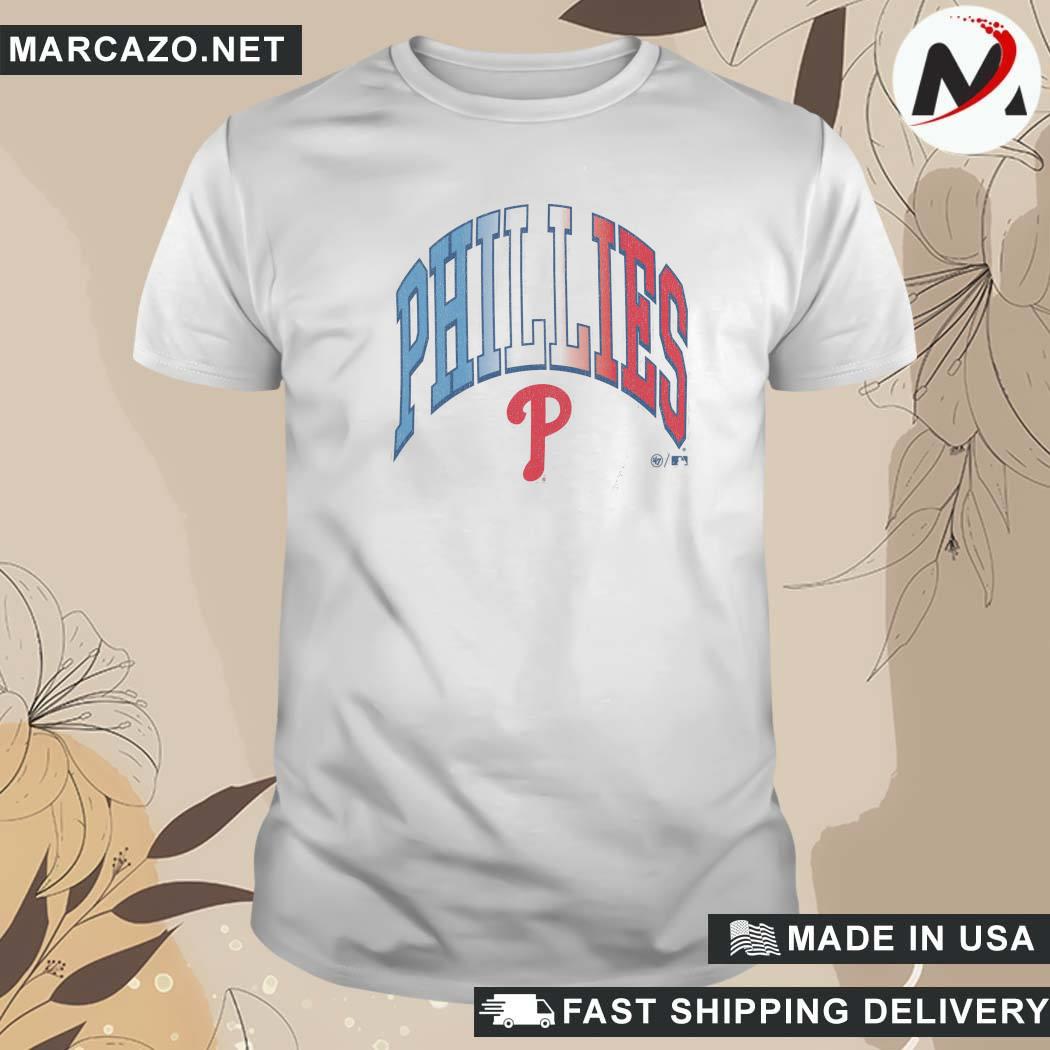 Philadelphia Phillies '47 Women's Tubular Mineral Wash Crop T