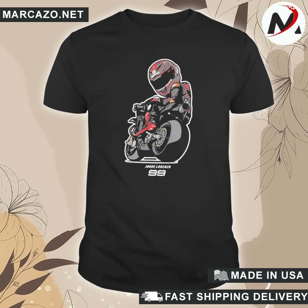 Official The Legend Jorge Lorenzo Motor Racing T-Shirt