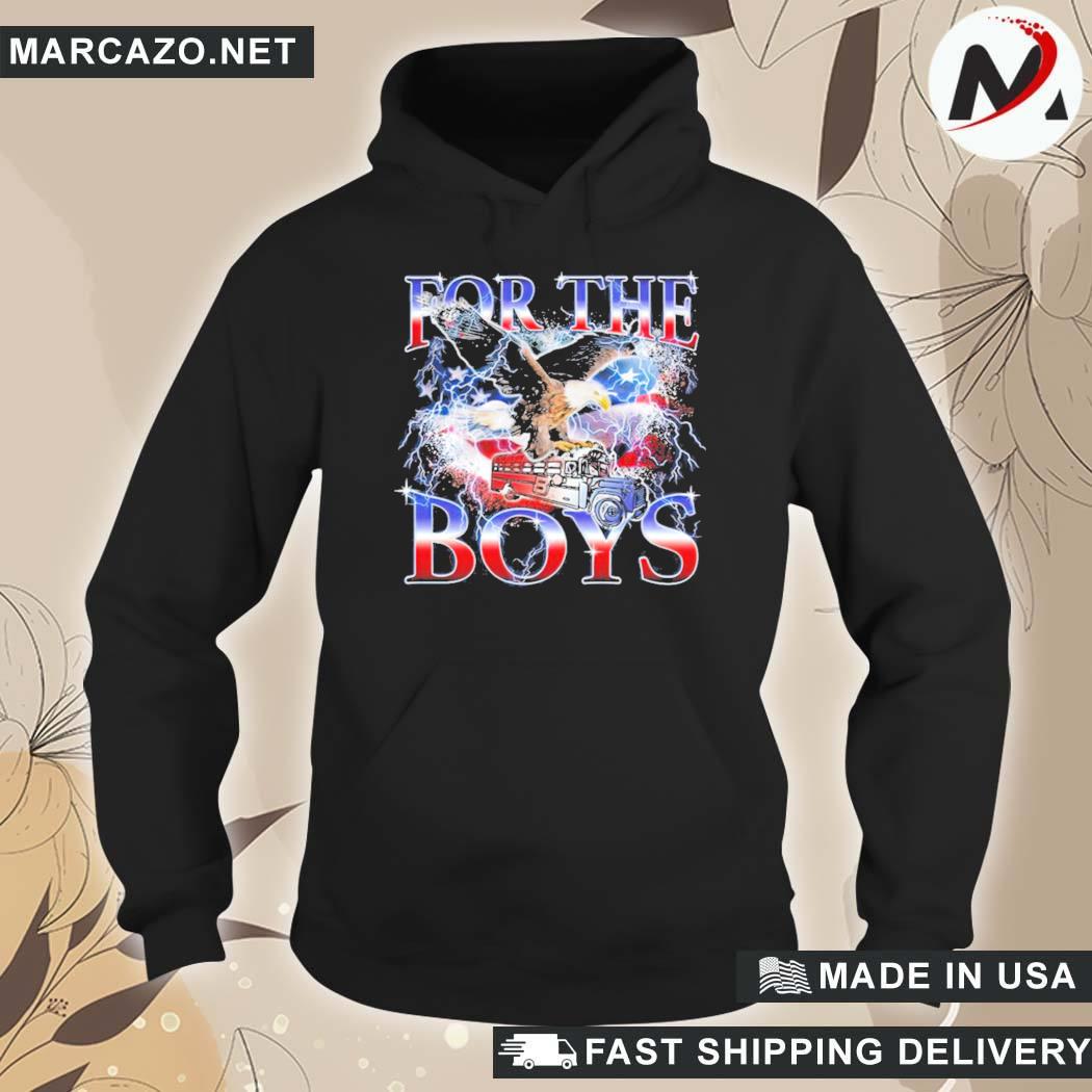 Official Will Compton For The Boys Usa Eagle Barstool Sports Store Bussin' With The Boys T-Shirt hoodie