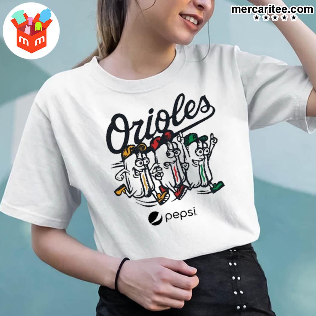 Baltimore Orioles Hot Dog Race Pepsi shirt, hoodie, sweater, long sleeve  and tank top