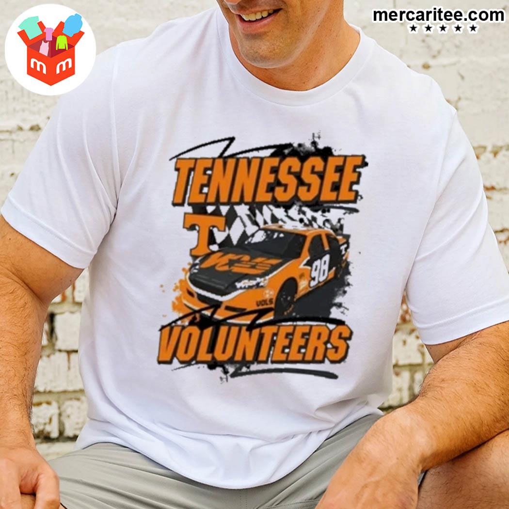 Official 2022 Tennessee Volunteers Comfort Colors Retro Race T-Shirt