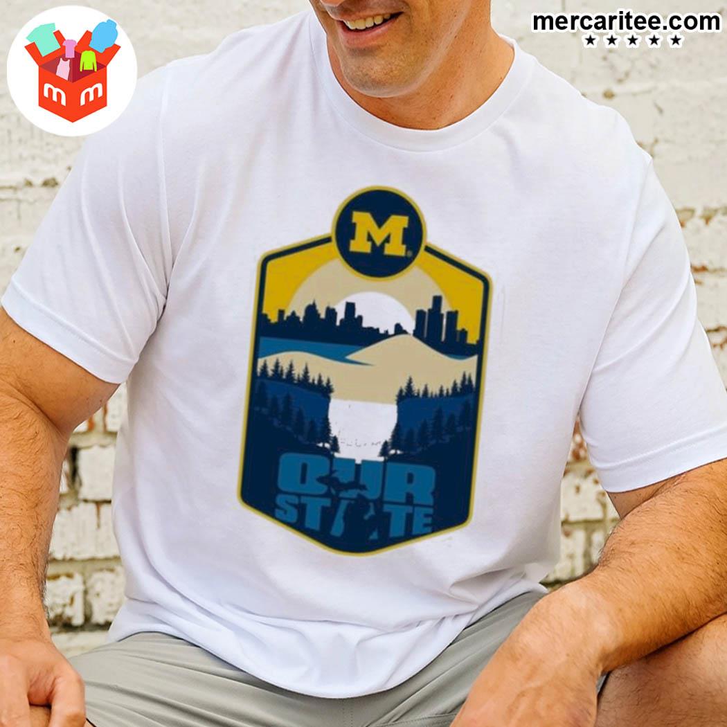 Official Big Ten Champs Goblue Our State Michigan T-Shirt