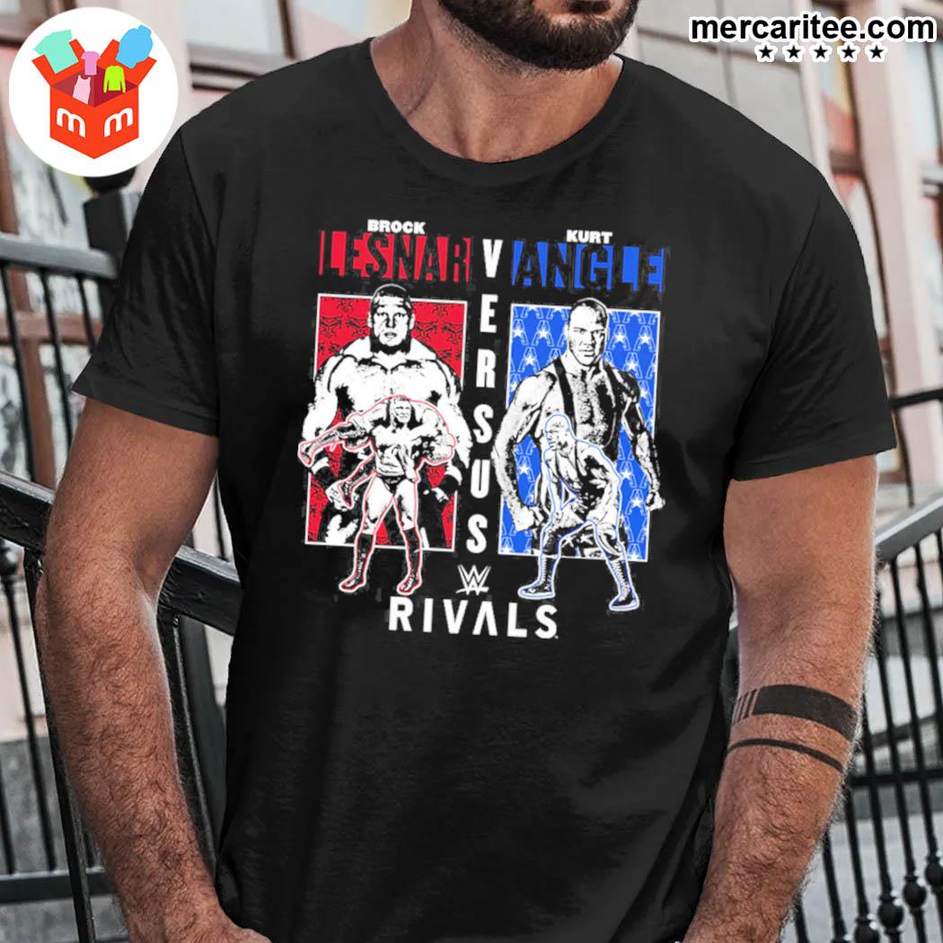 Official Brock Lesnar Vs Kurt Angle Rivals 2022 New T-Shirt
