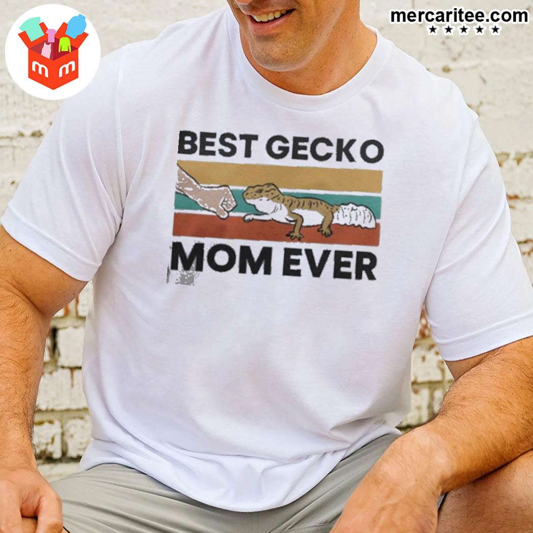 Official Lizard Leopard Gecko Best Gecko Mom Ever T-Shirt