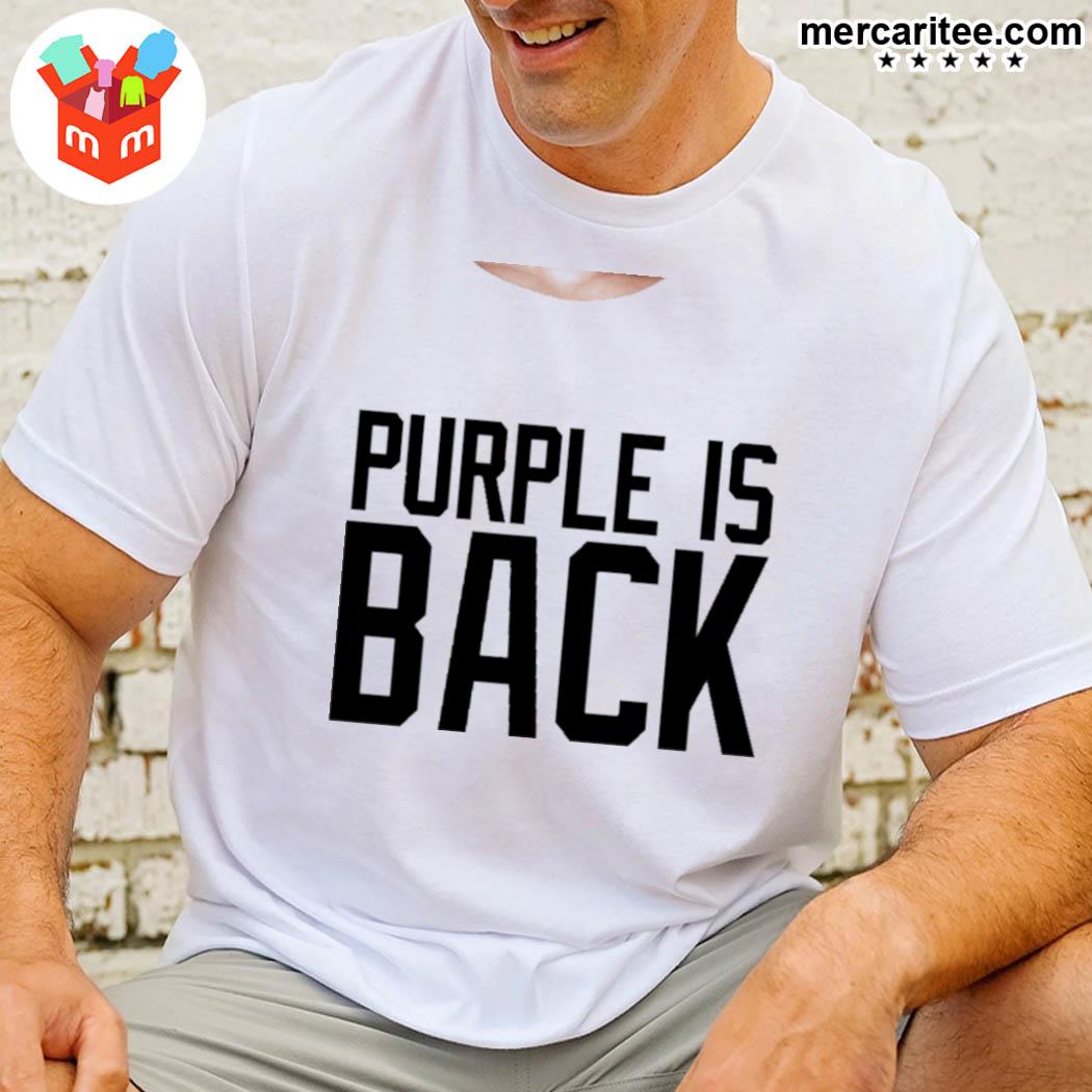 Official Purple Is Back T-Shirt