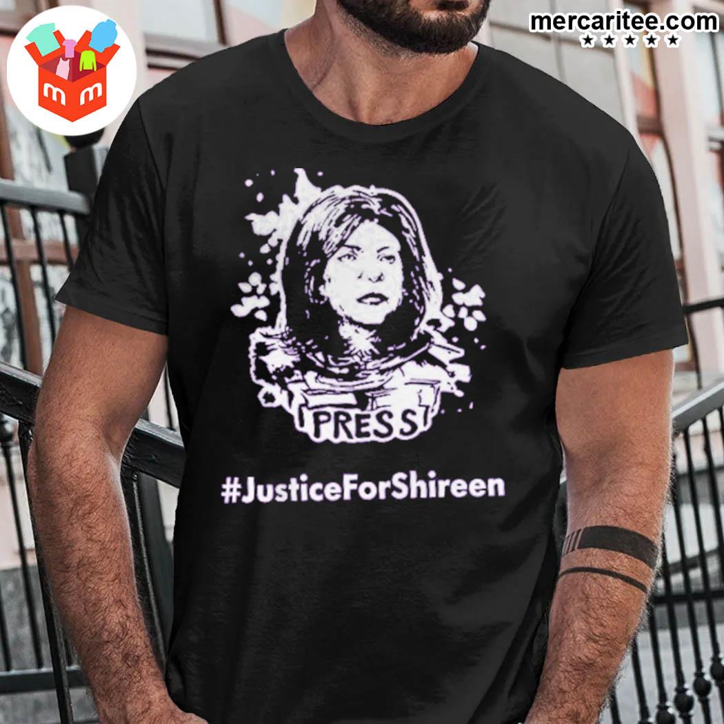 Official Shireen Abu Akleh Justice For Shireen T-Shirt