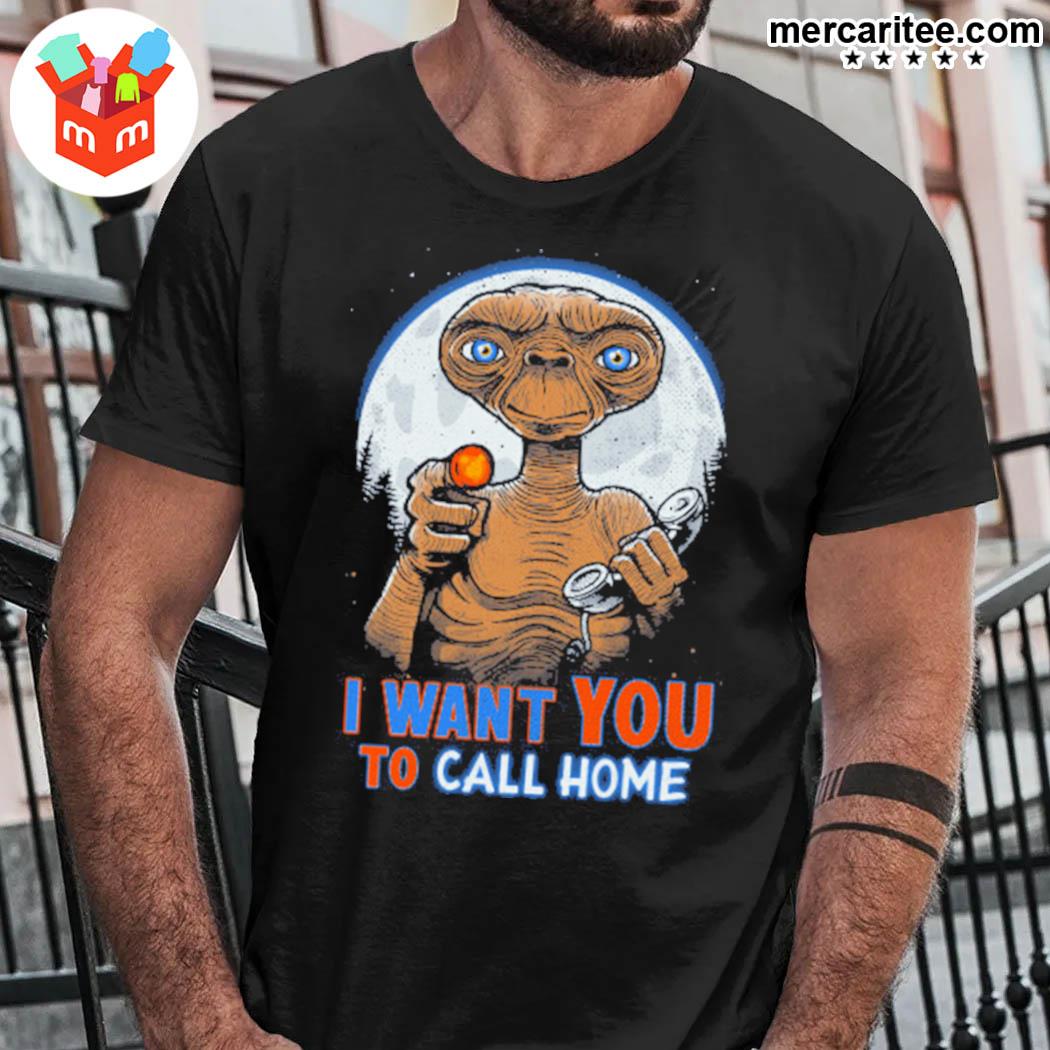 Official Uncle Et I Want You To Call Home T-Shirt