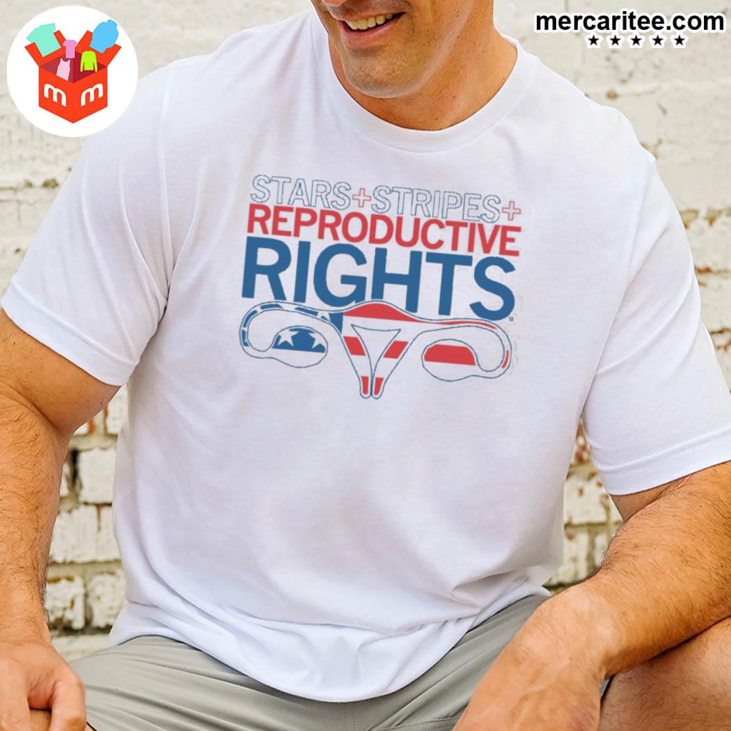 Stars Stripes And Reproductive Rights Raygunsite Merch Shirt