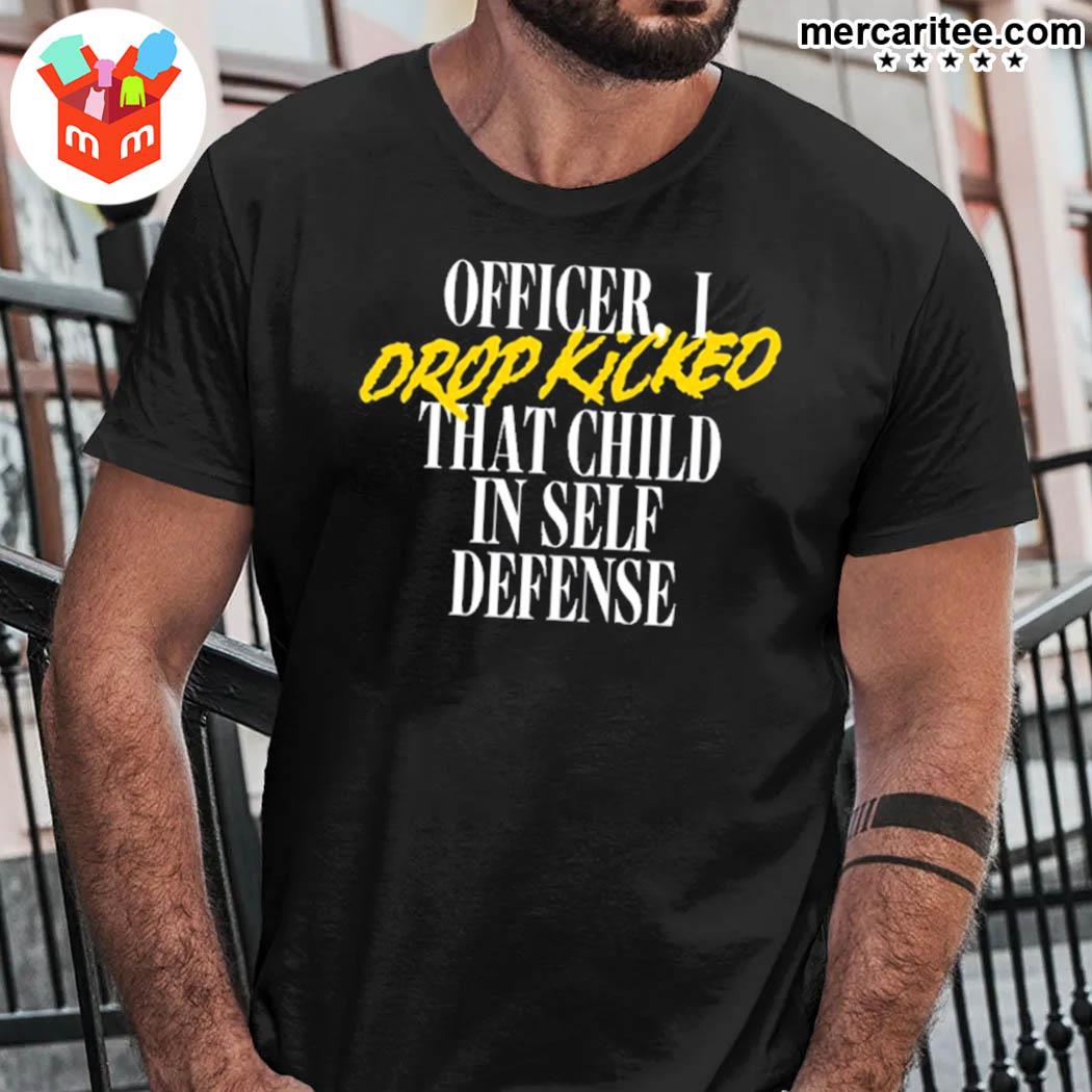 Technoblade Officer I Orop Kicked That Child In Self Defense Shirt