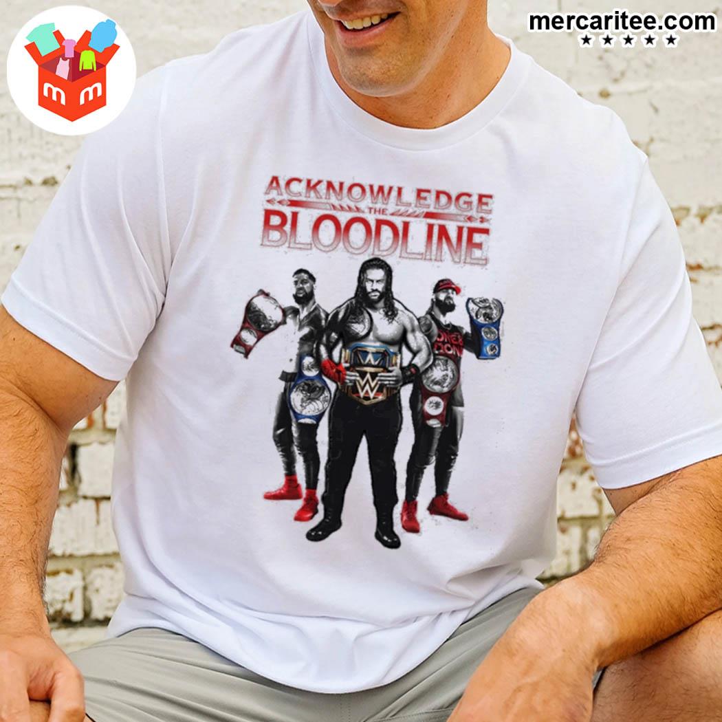 Awesome acknowledge the bloodline WWE Raw Roman Empire t-shirt