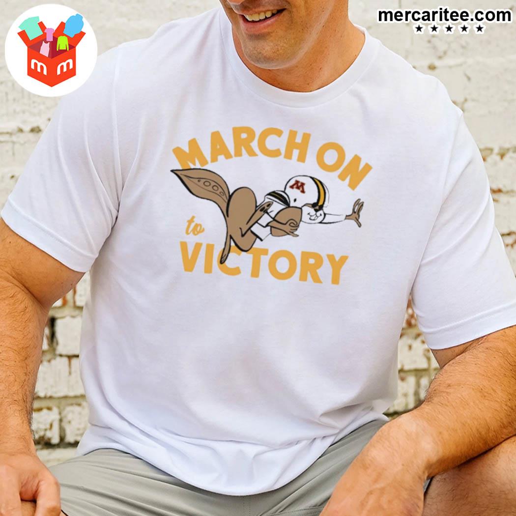 Awesome minnesota gophers vintage Football squirrel t-shirt