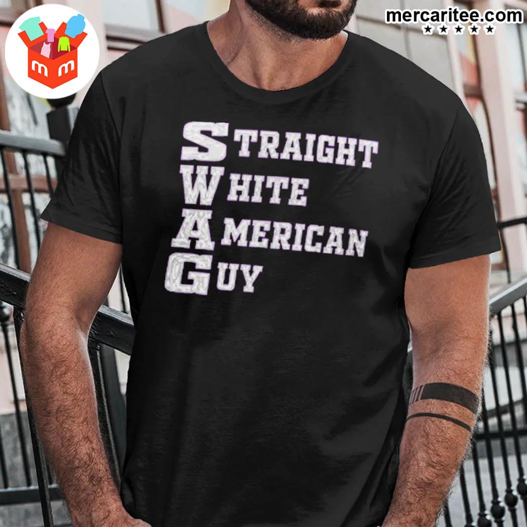 Awesome straight white American guy t-shirt