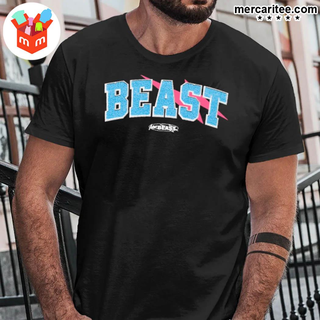 Beast varsity lighting t-shirt
