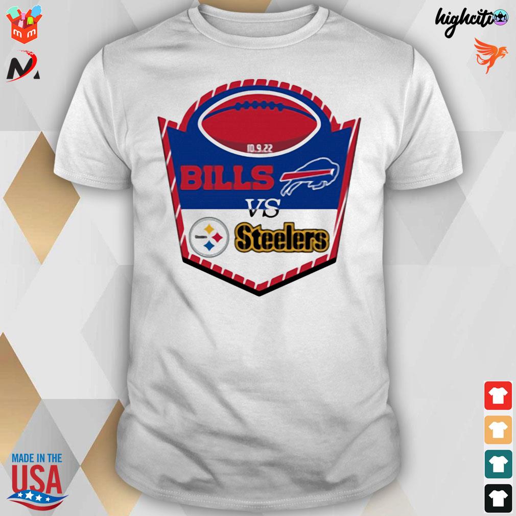 Buffalo Bills vs Pittsburgh Steelers 2022 logo shirt, hoodie