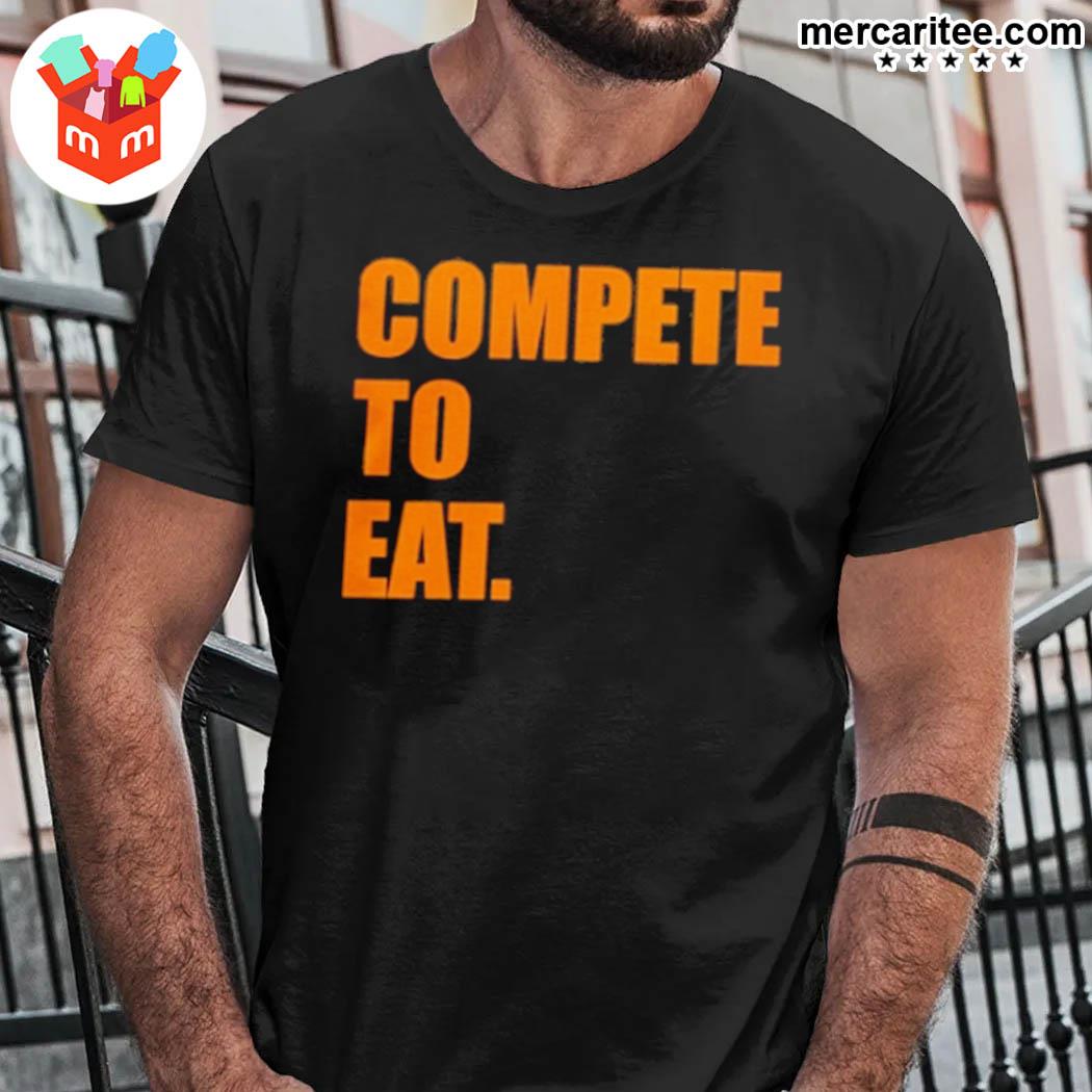 Official compete to eat t-shirt