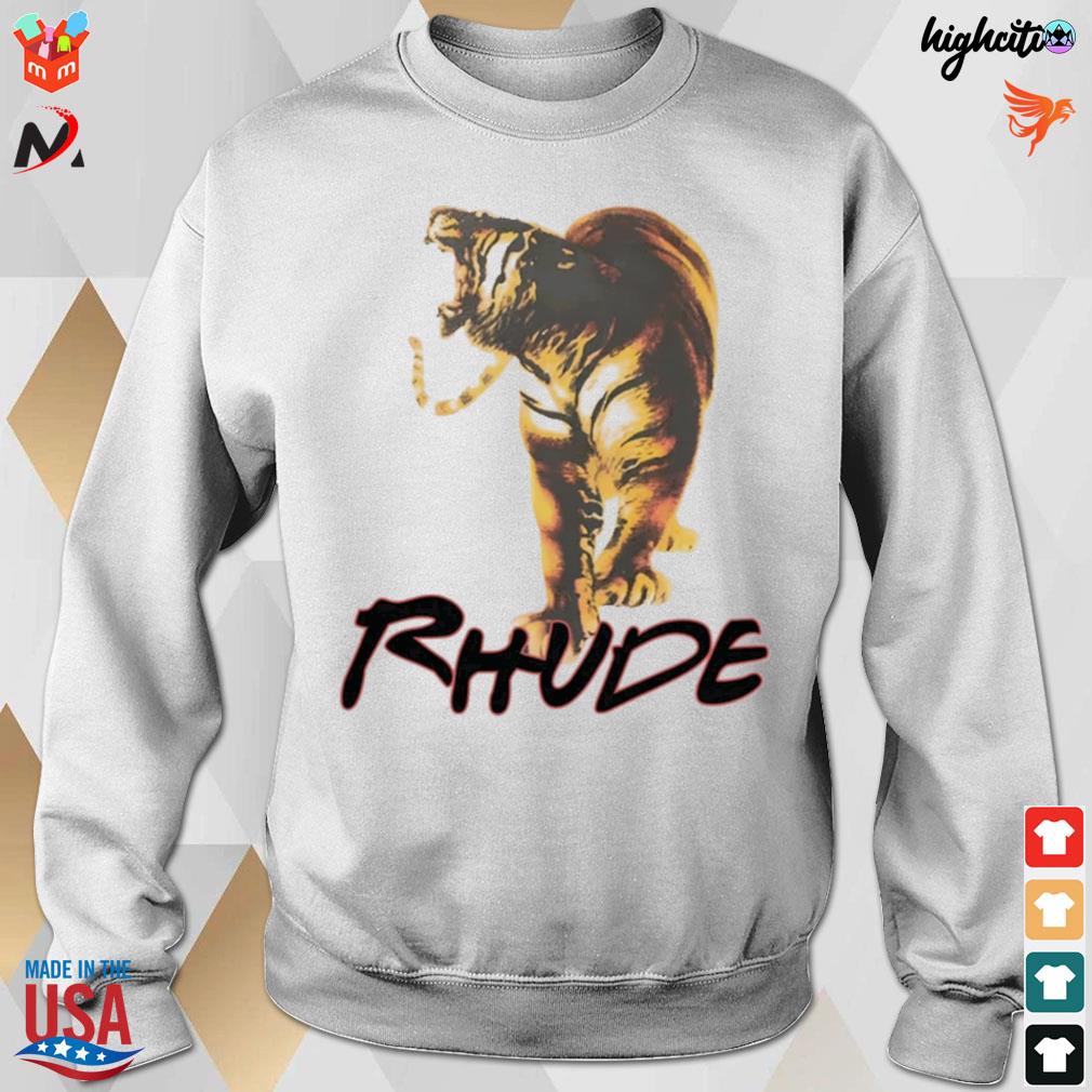 Rhude tiger t-shirt, hoodie, sweater, long sleeve and tank top