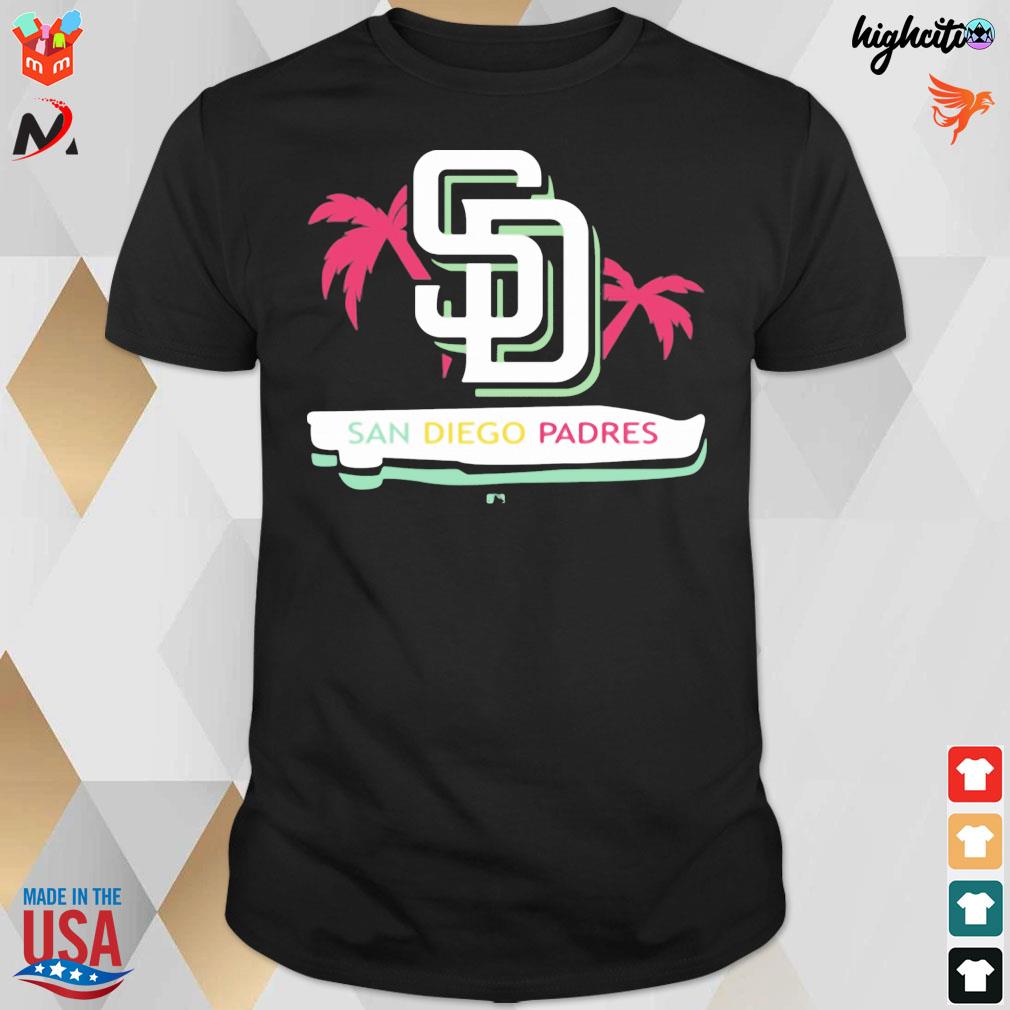 San diego padres yellow 2022 city connect graphic t-shirt