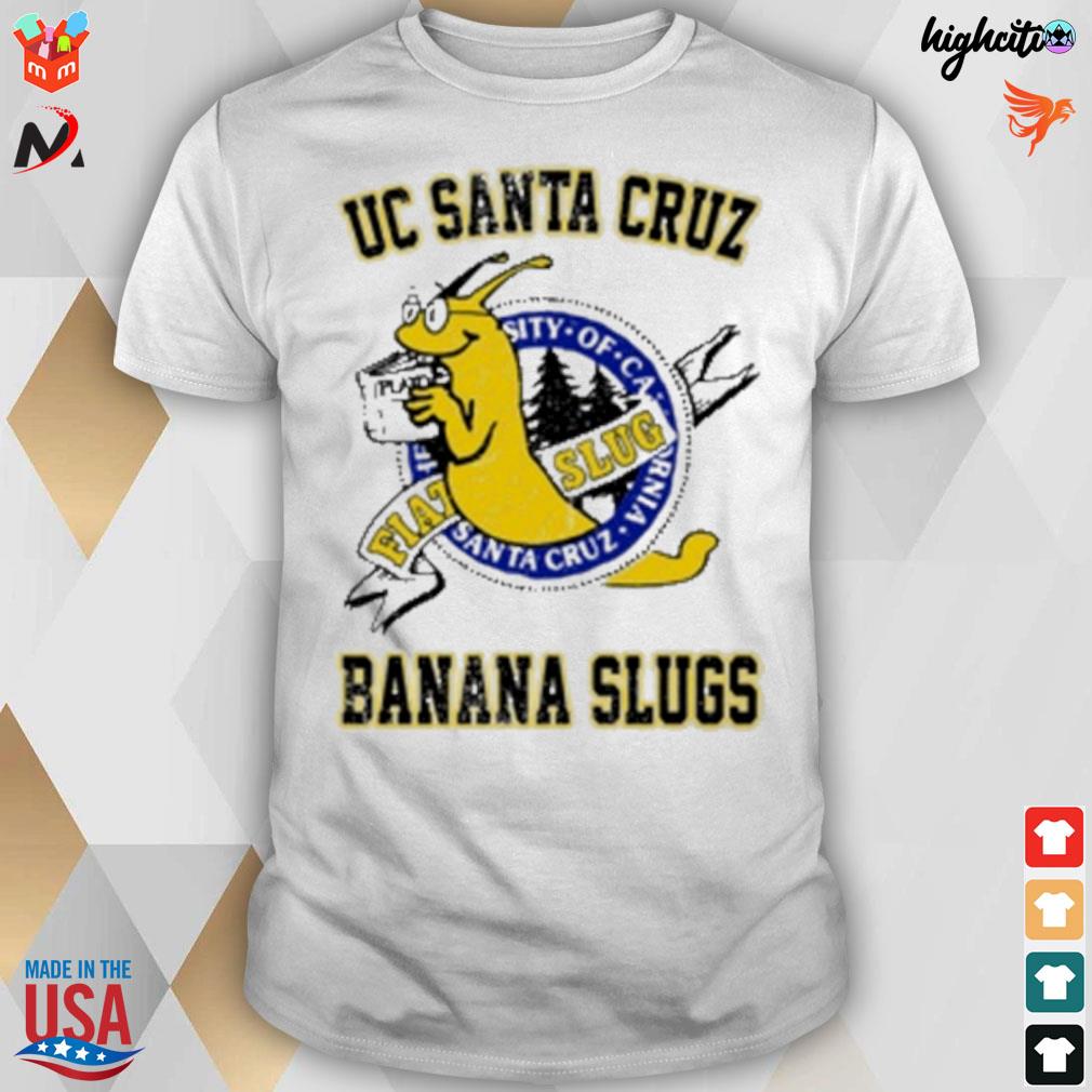 Uc santa cruz banana slugs flat slug cheesy t shirt hoodie