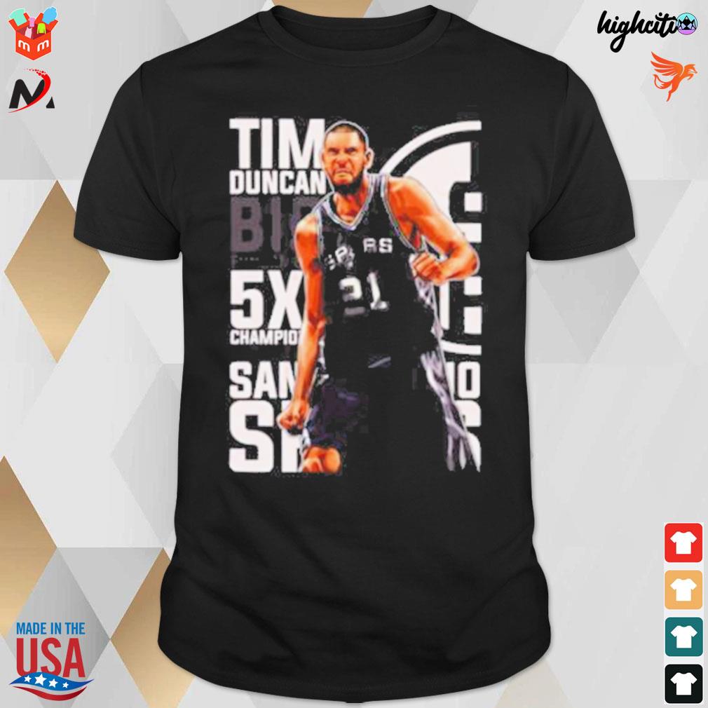 Big fundamental fanart Tim Duncan t-shirt